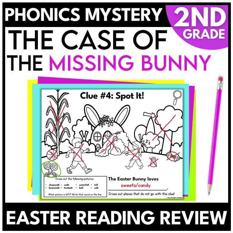 Easter 2nd Grade Phonics Mystery – Reading Review