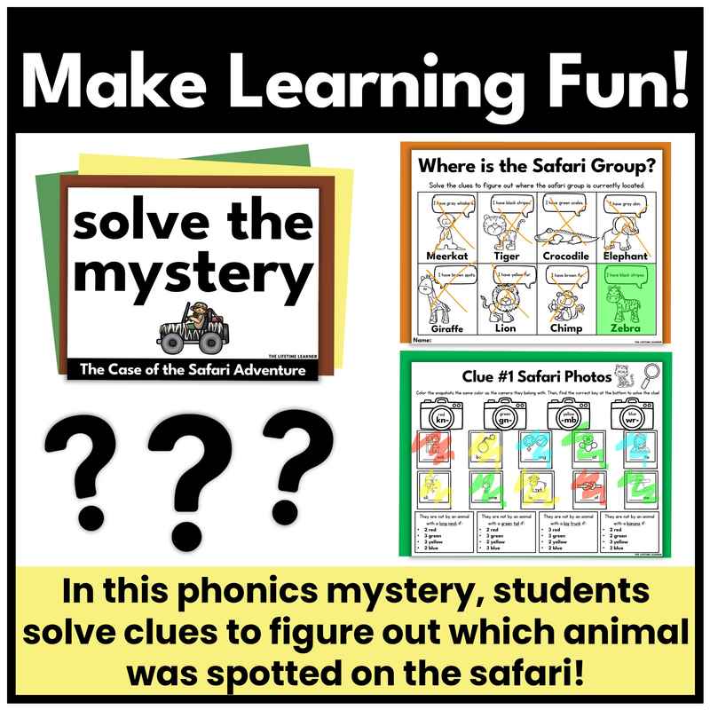 Safari 2nd Grade Phonics Mystery – Silent Letters - Image 3