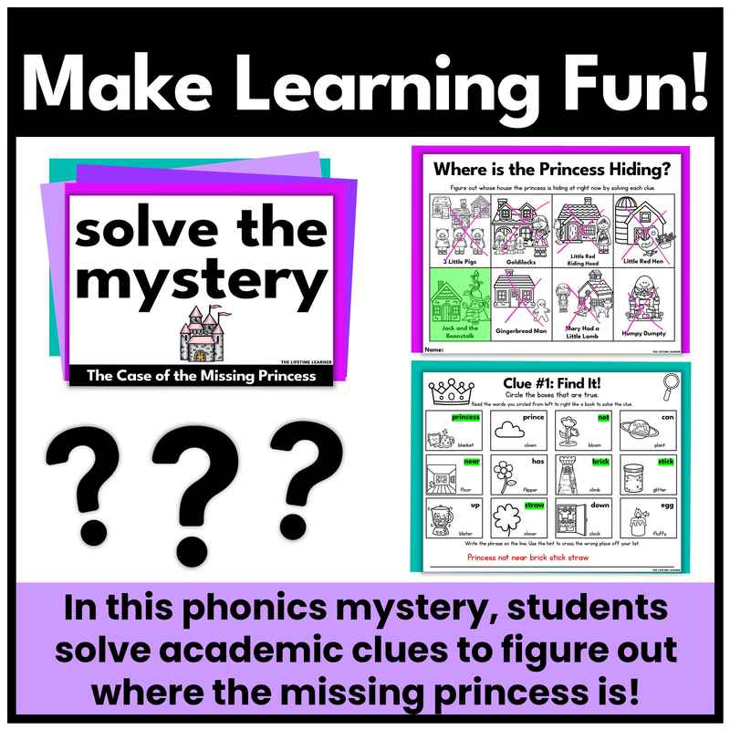 Fairy Tale 2nd Grade Phonics Mystery – Beginning Blends - Image 2