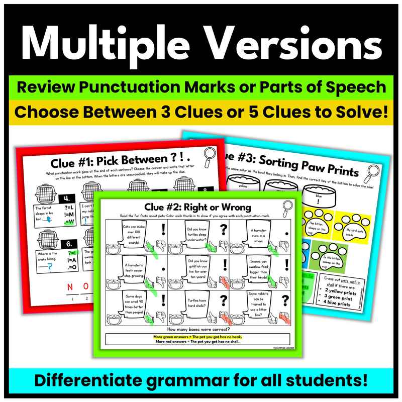 Pet Grammar Mystery – Punctuation Marks - Image 3