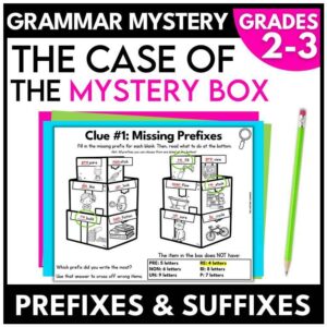 Box Grammar Mystery – Prefixes and Suffixes