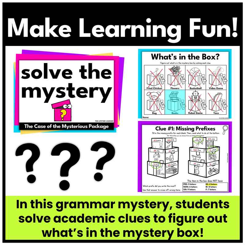 Box Grammar Mystery – Prefixes and Suffixes - Image 2