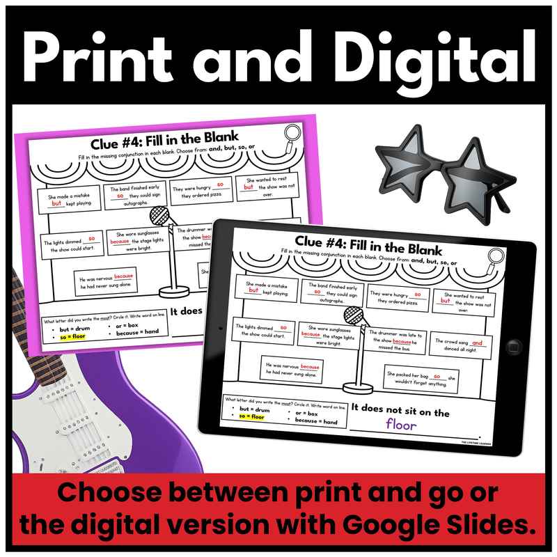 Rock Star Grammar Mystery – Conjunctions - Image 4