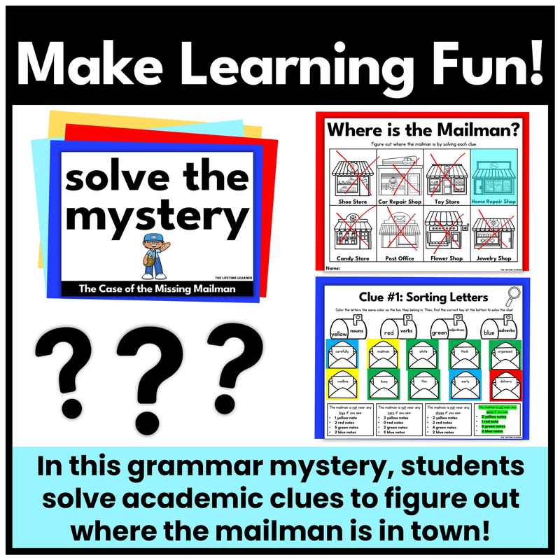 Mailman Parts of Speech Mystery | Grammar Review - Image 2