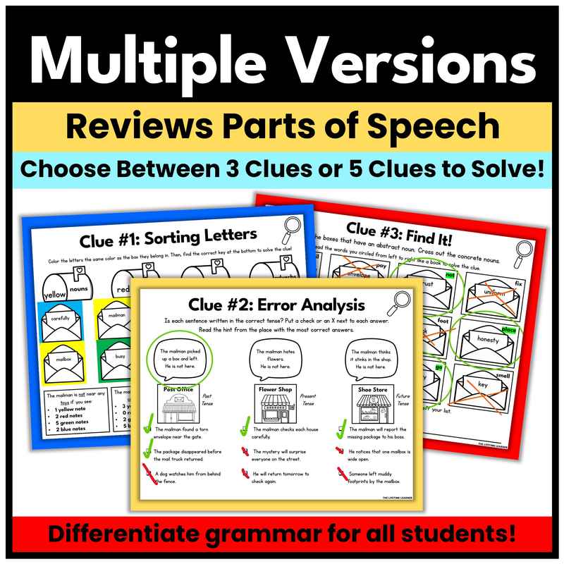 Mailman Parts of Speech Mystery | Grammar Review - Image 3