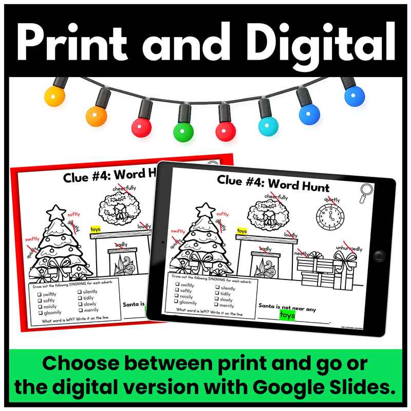 Christmas Parts of Speech Mystery | Grammar Review - Image 4