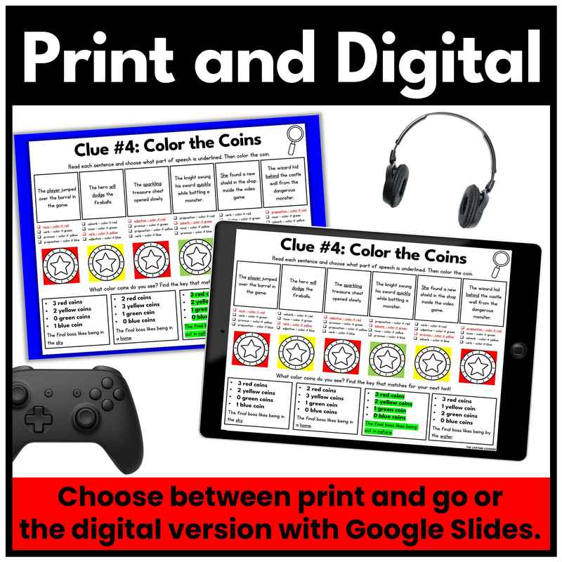 Video Game Parts of Speech Mystery | Grammar Review - Image 4