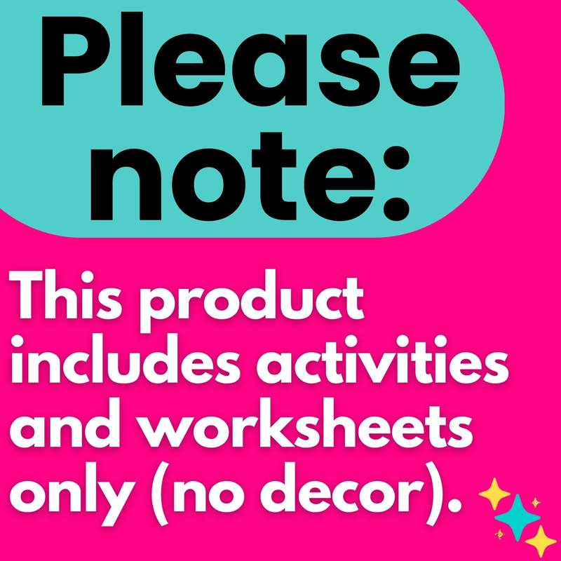 Thanksgiving Classroom Transformation – Just the Worksheets (Math &Reading) - Image 2