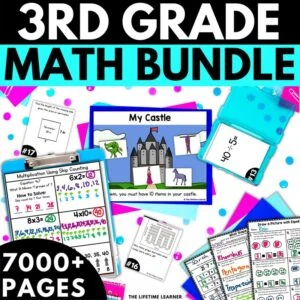 3rd Grade Math Units Bundle