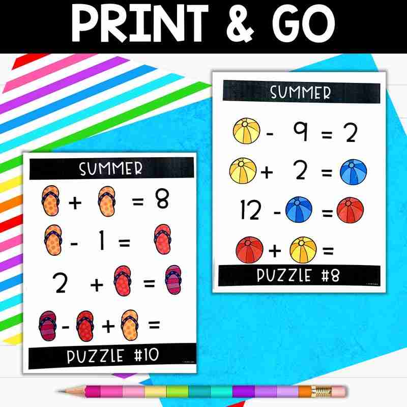 Summer Math Brain Teasers - Image 3