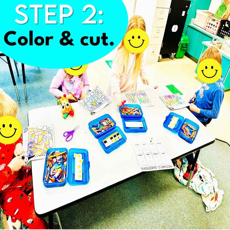 100th Day of School Math Coloring Activities - Image 3