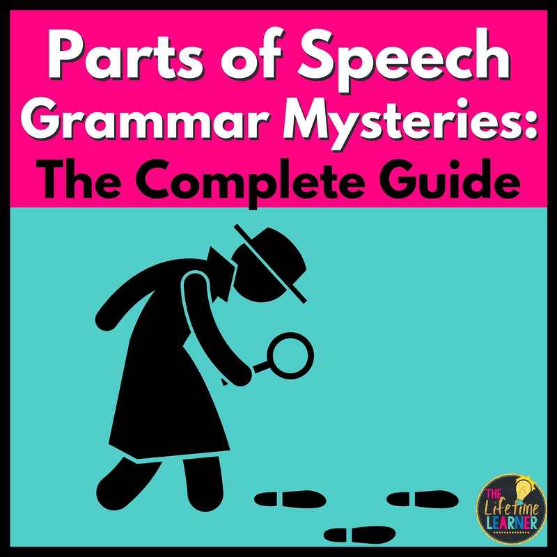parts of speech mysteries the complete guide