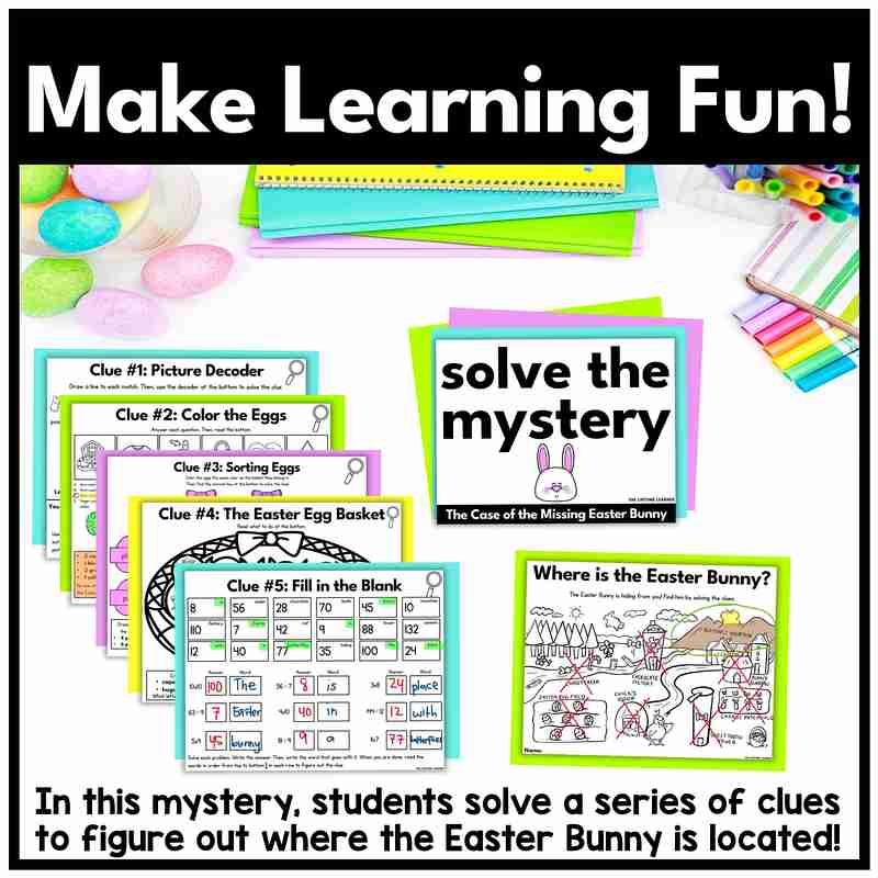 Easter Mystery – 5th Grade Math Review - Image 2