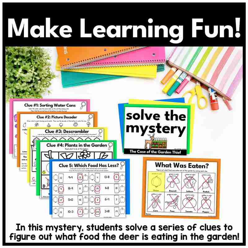 Spring Mystery – 5th Grade Math Review - Image 3