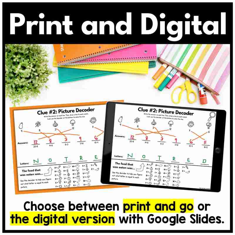 Spring Mystery – 5th Grade Math Review - Image 2