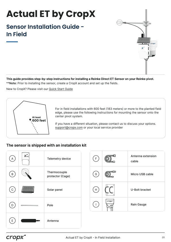 Evato In-Field Installation Guide