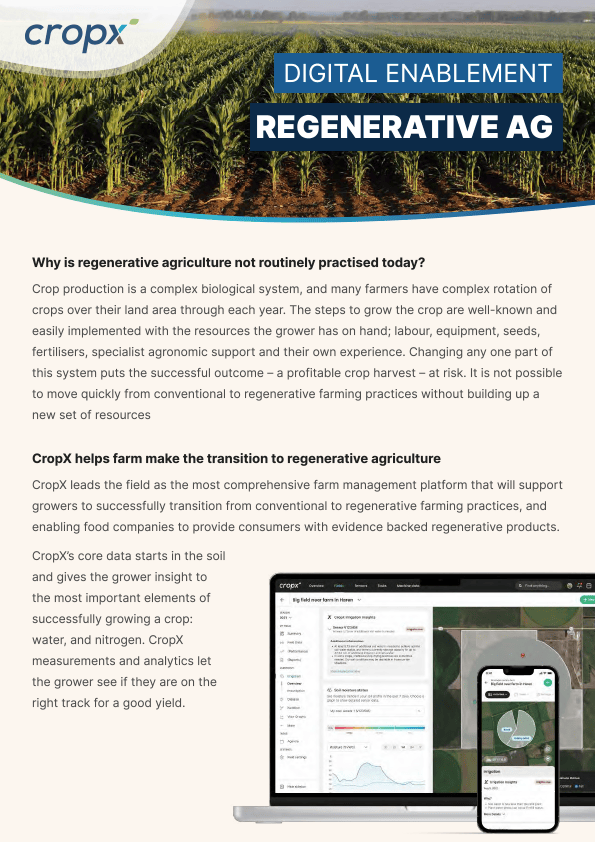 Regenerative Ag Info Sheet