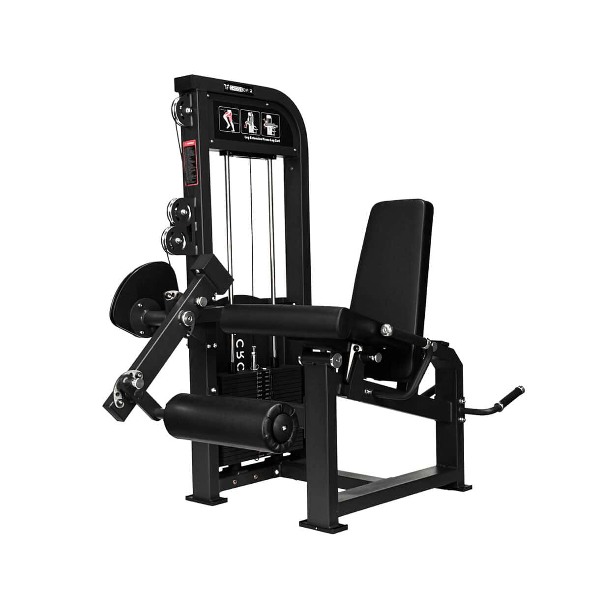 جهاز تمديد وثني الأرجل بوزن مدمج 100 كجم (Leg Extension & Leg Curl)