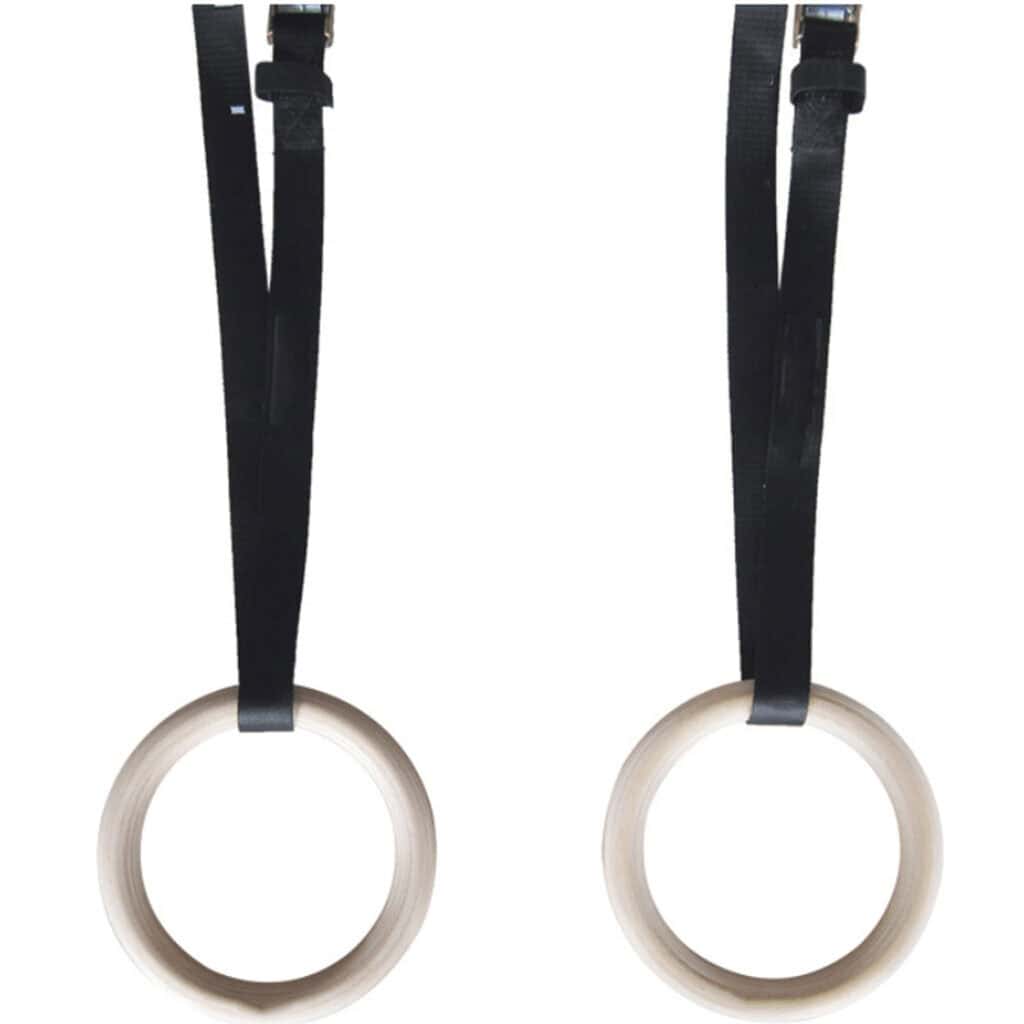 حلق جمباز خشبي CR-1932A – Wooden Gym Rings
