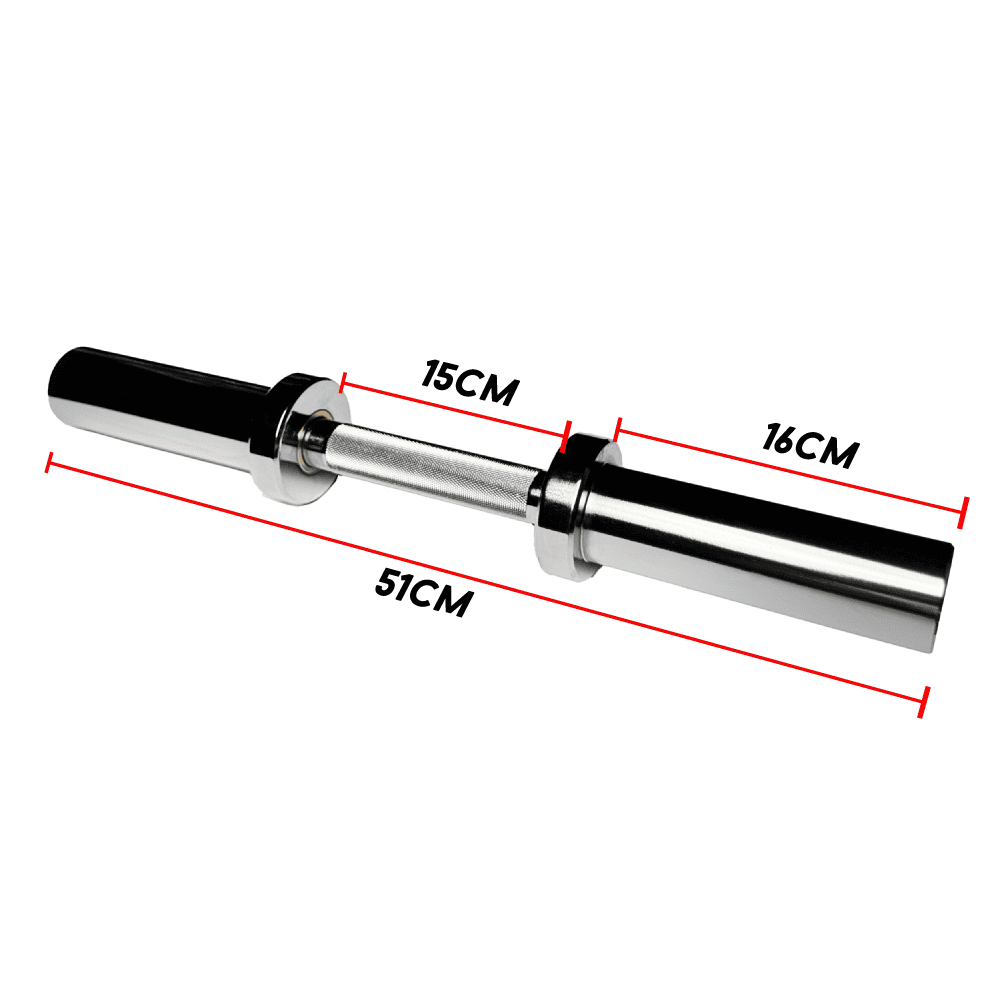 مقبض دامبل أولمبي من الكروم | Olympic Dumbbell Handle – CR-DB51