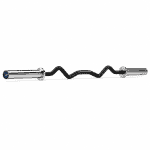 بار متعرج زجزاج أولمبي EZ Curl وزن 11.5 كجم طول 142 سم XFORCE OK5004-3