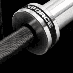 بار أولمبي لرفع الأثقال 20 كجم 220 سم 28 مم أسود XFORCE XF5000-1