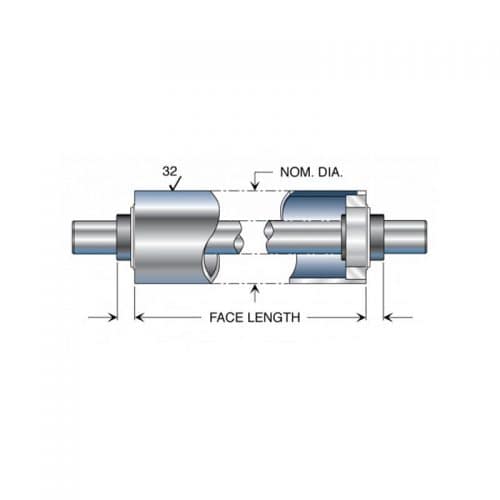 Stainless Steel Dead Shaft Idler Rolls