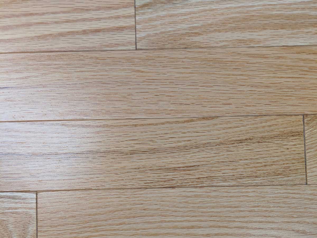 Close up of Red Oak wood flooring