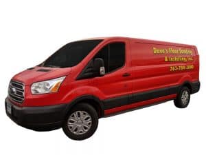 Dave's Floor Sanding Red Van. Hardwood Flooring Services in Minnesota.