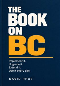 Cover of The Book on BC by David Rhue