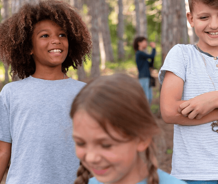 Children smiling