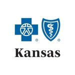 Kansas healthcare and child advocacy logos, representing support for children in the child welfare system and volunteer advocacy efforts.