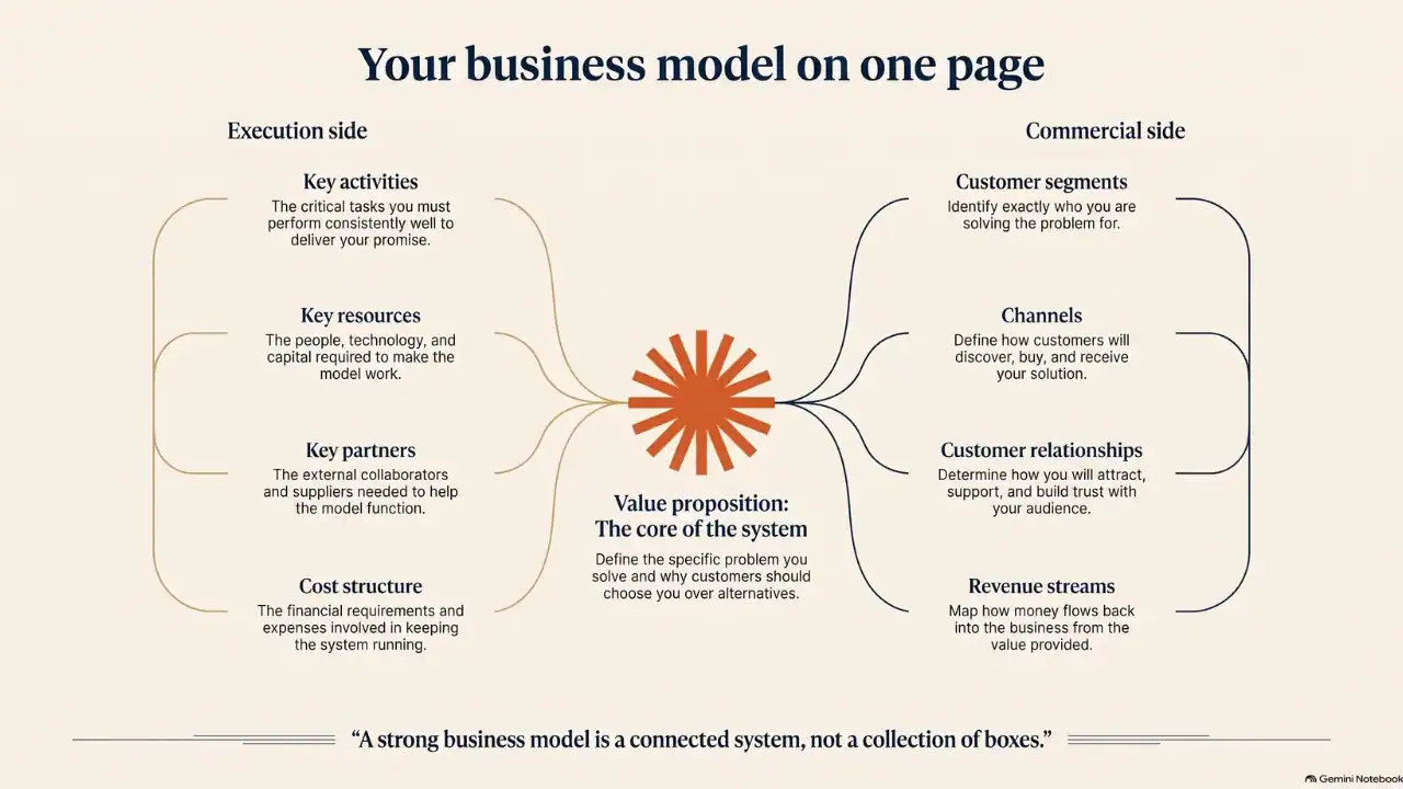 your business model on one page
