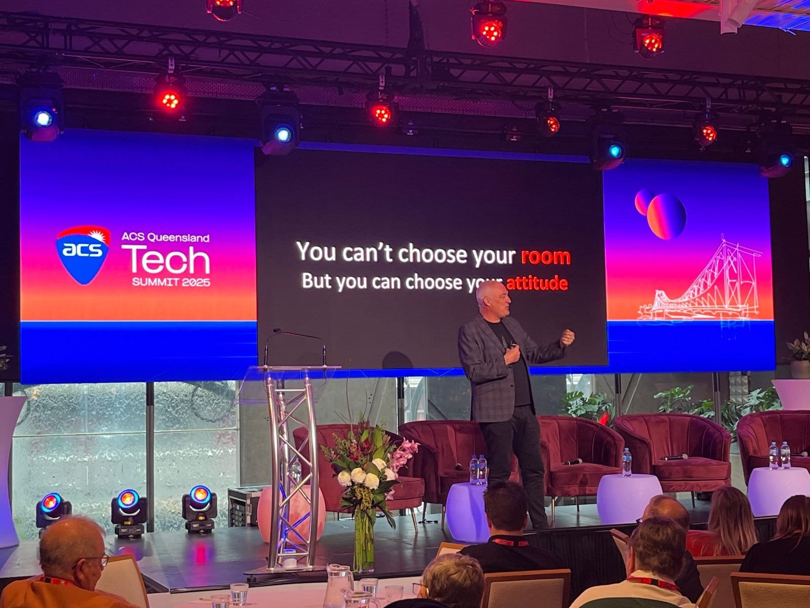 Australian Computer Society (ACS) branding and leadership presentation at the Digital Entertainment Leadership Forum.