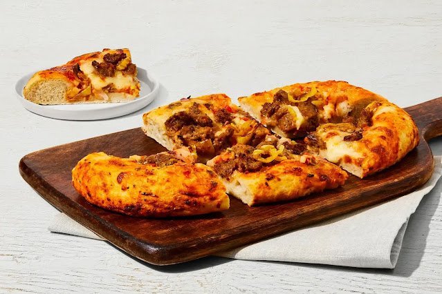 Sausage & Pepper Focaccia Flatbread