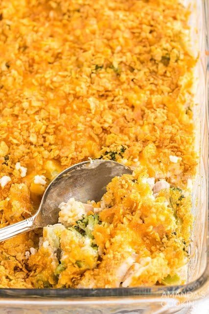 Chicken–Broccoli Rice Casserole