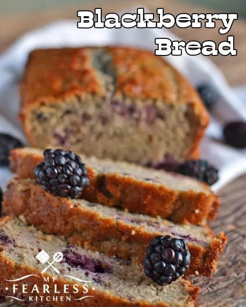 Moist Blackberry Quick Bread