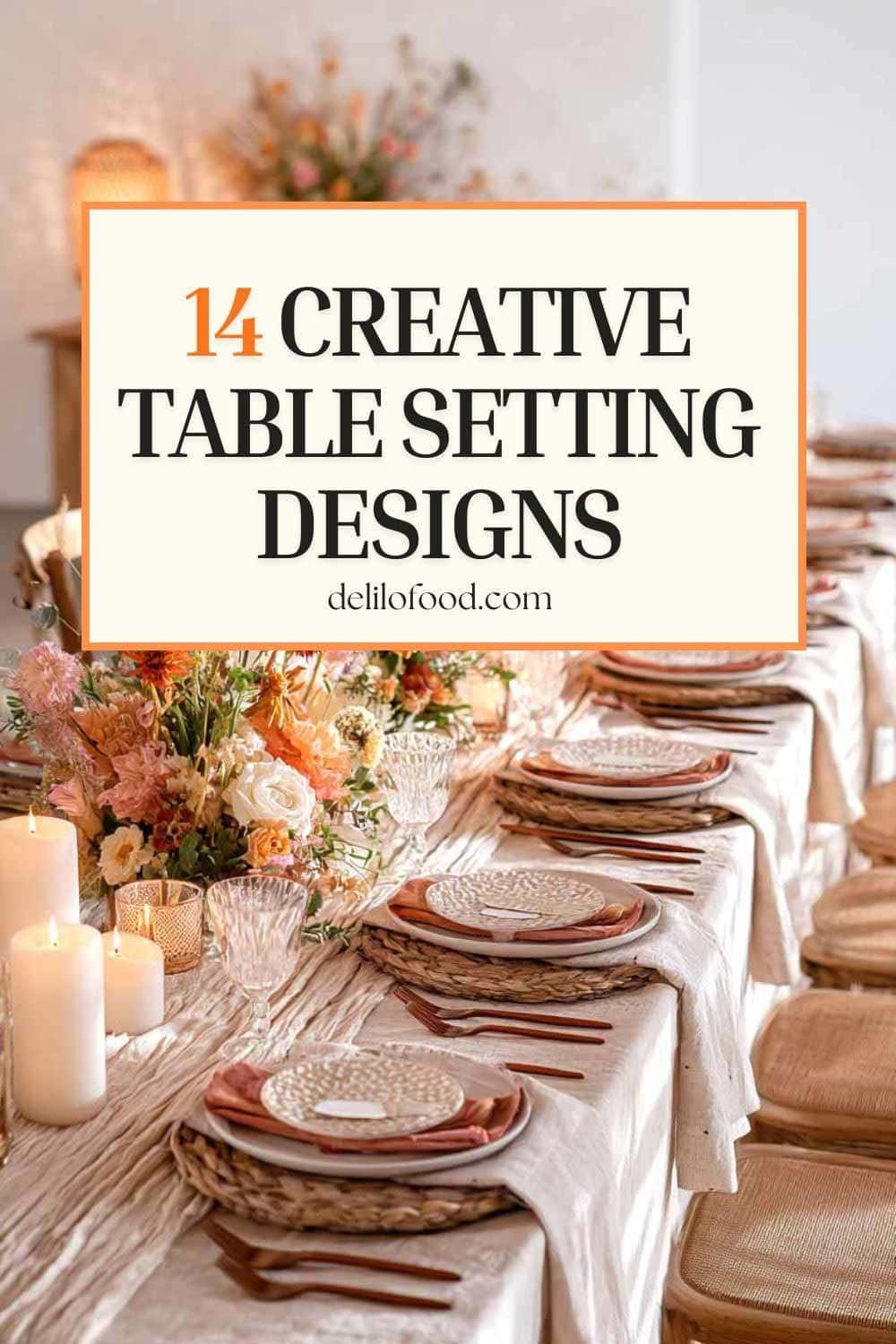 14 creative table setting ideas for every season — elegant, cozy, and inspiring designs for your dining table.