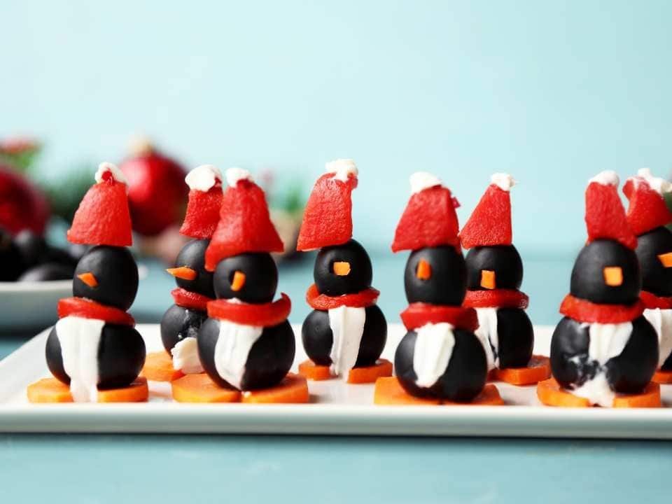 Perky Olive Penguins appetizer