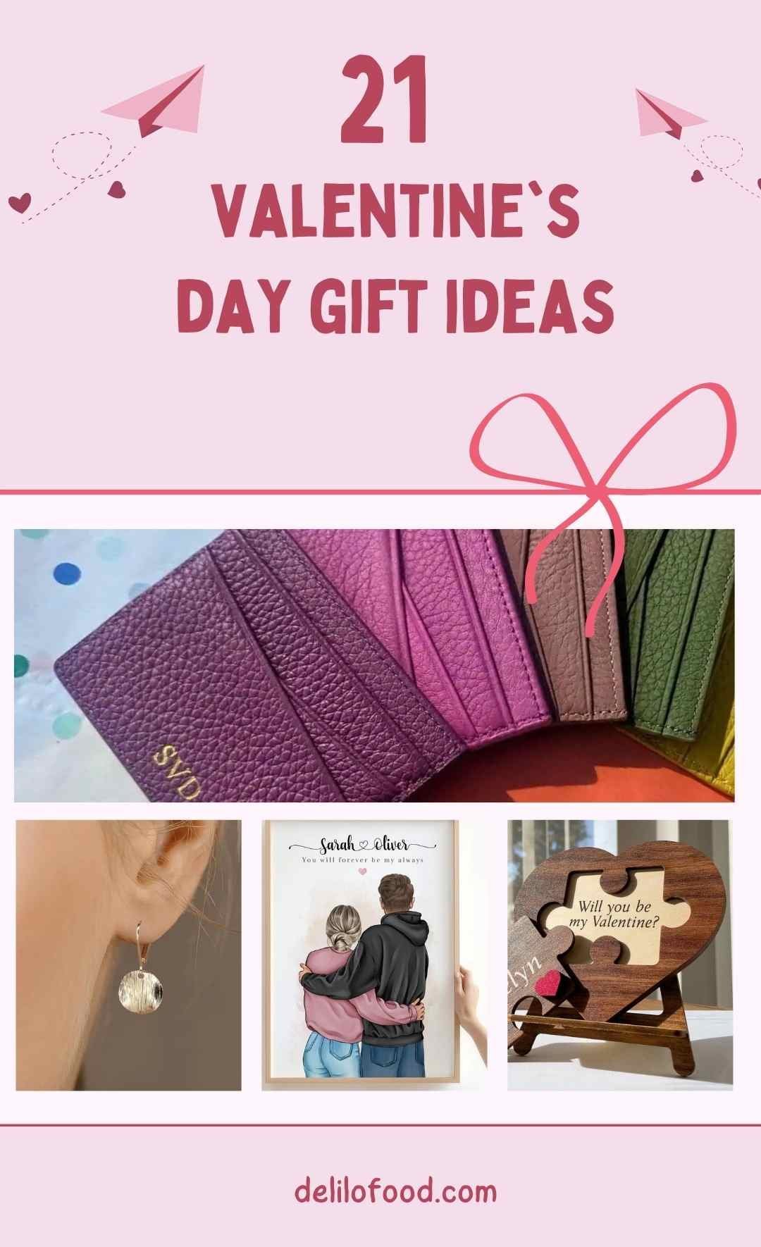 Valentine’s Day gift ideas featuring personalized jewelry, custom keepsakes, leather accessories, and thoughtful gifts for mom, grandma, sister, daughter, girlfriend, or wife.