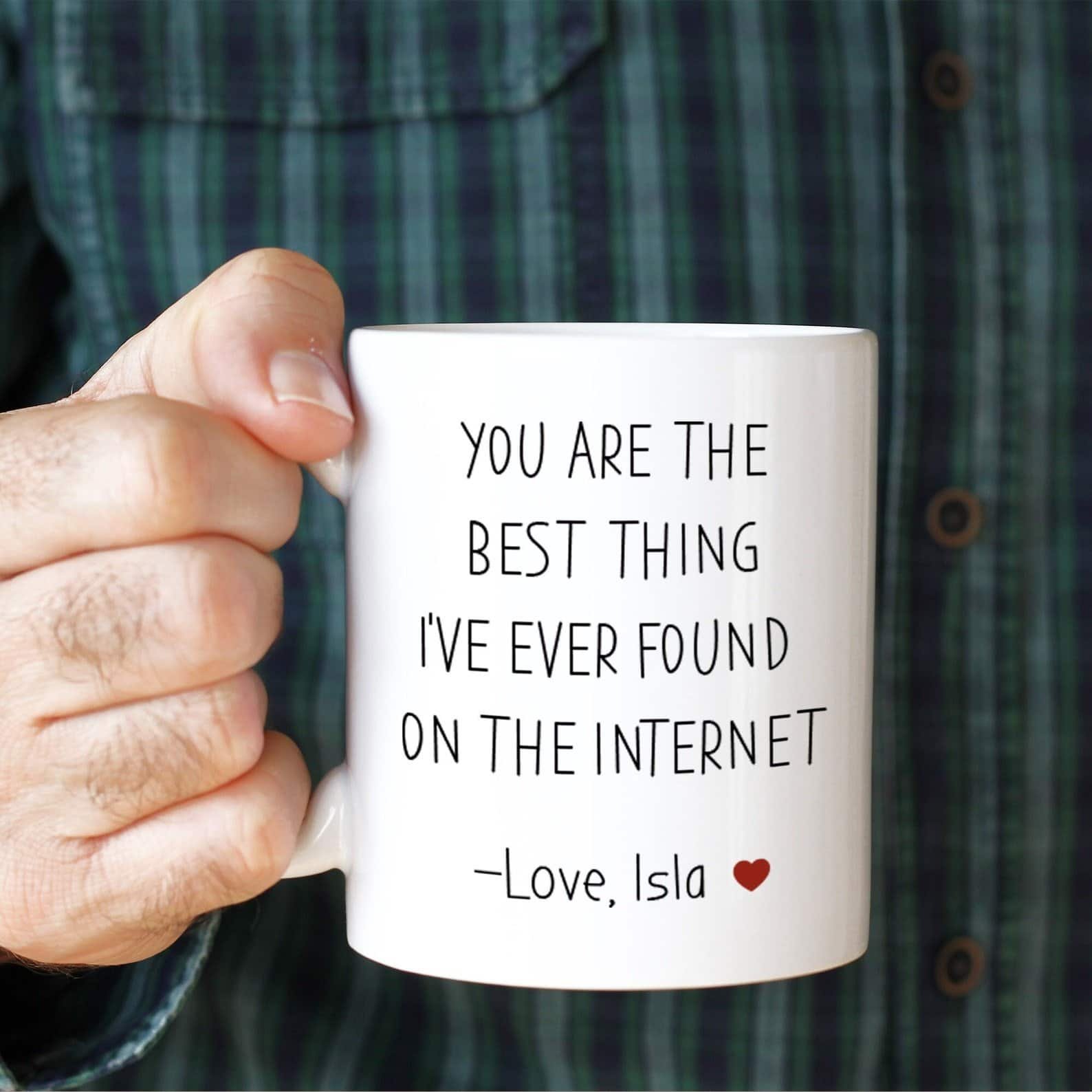 You Are the Best Thing I’ve Ever Found on Etsy wall art print, a meaningful Valentine’s Day gift