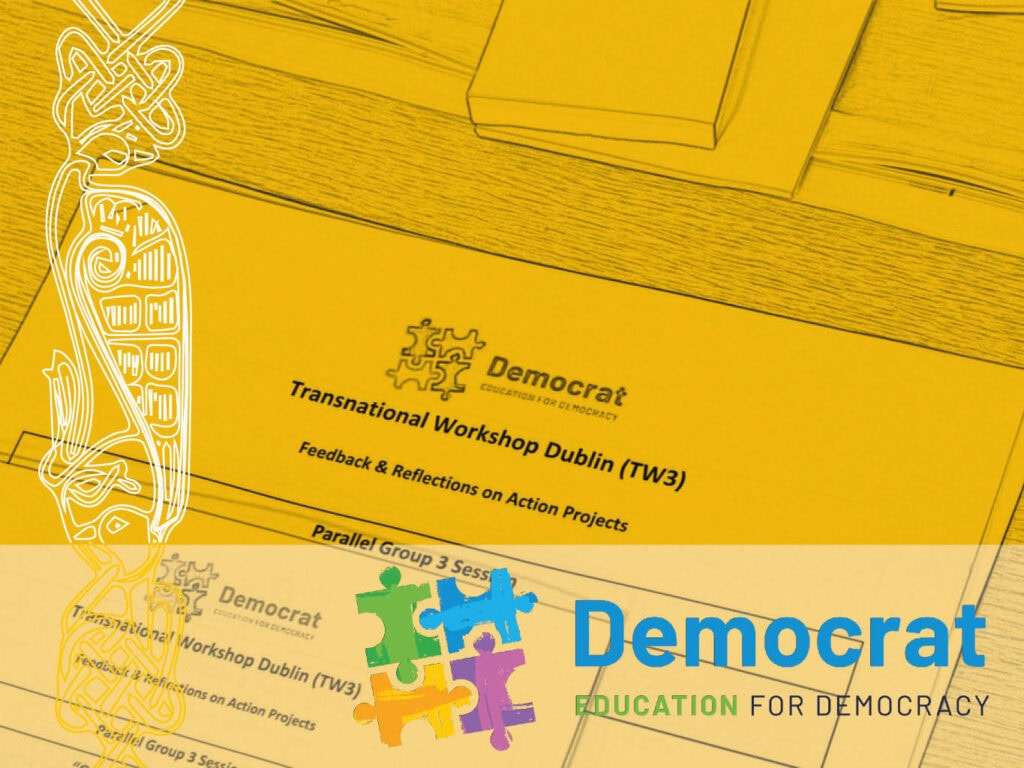 Participants engaging in the Transnational DEMOCRAT Workshop focused on democratic education