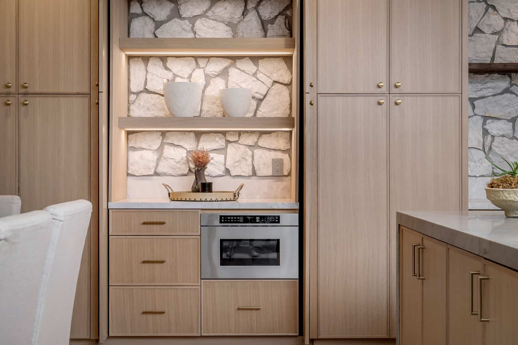 Cuostom cabinets and kitchen counter top