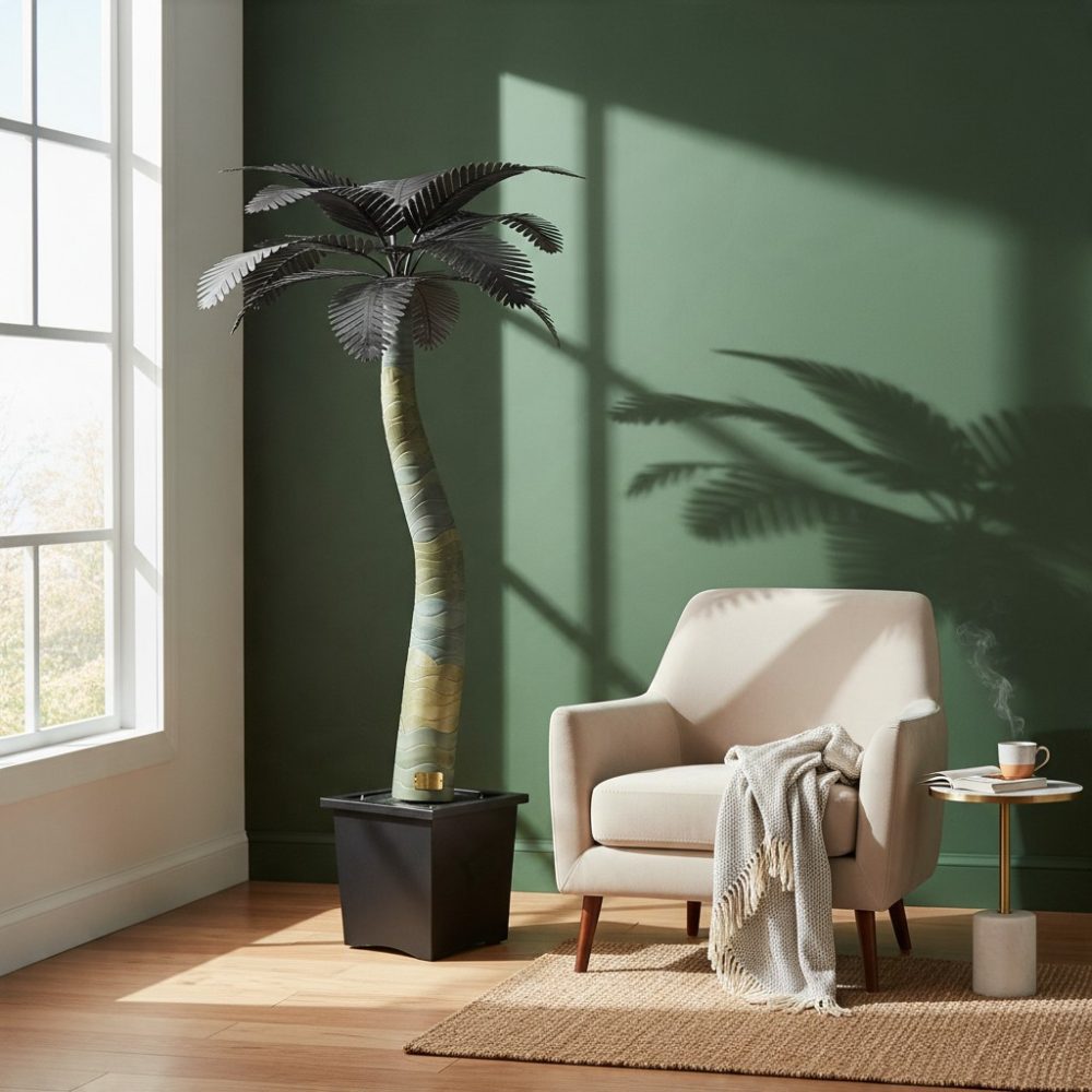 Potted Palm on a patio