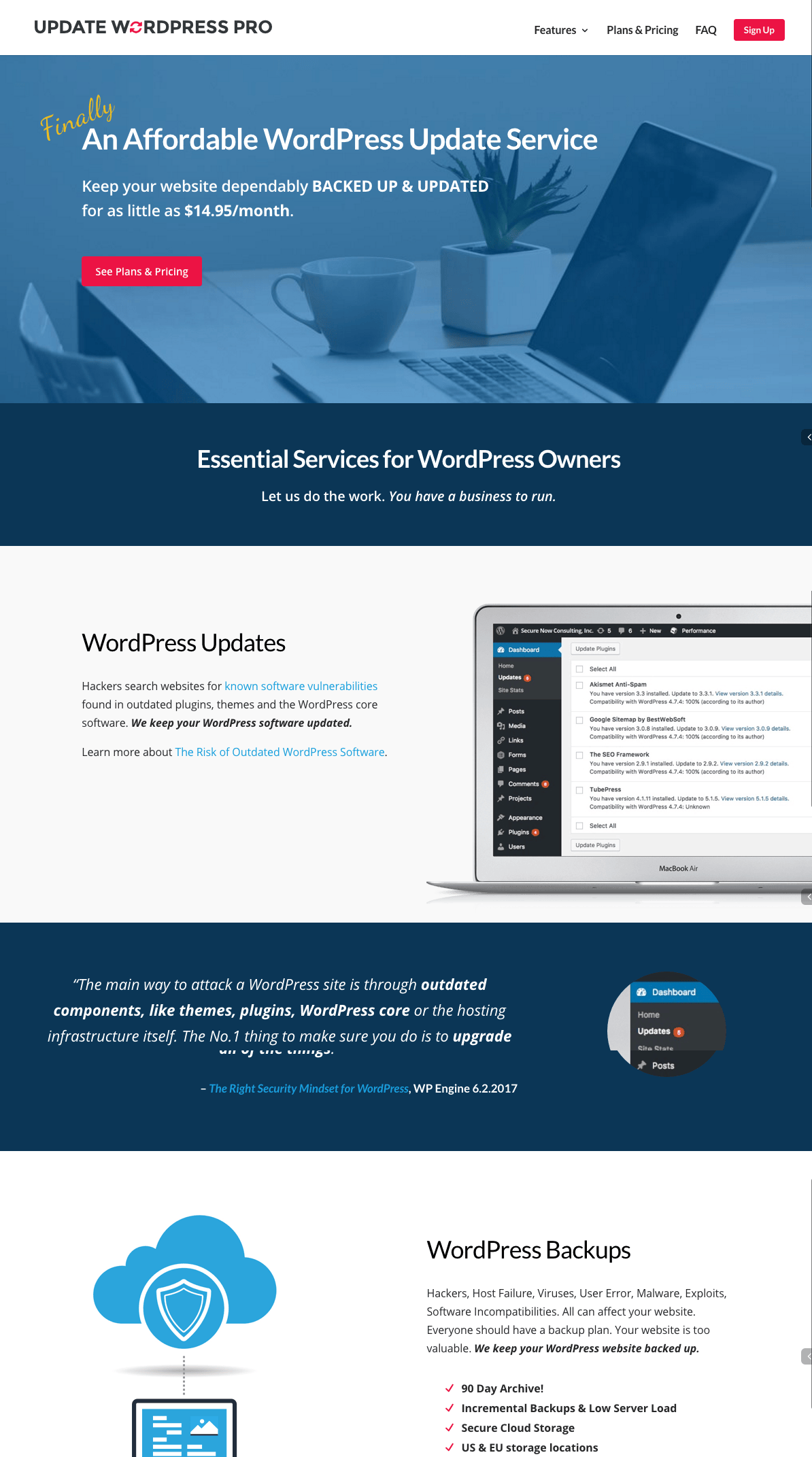 WordPress Maintenance Service