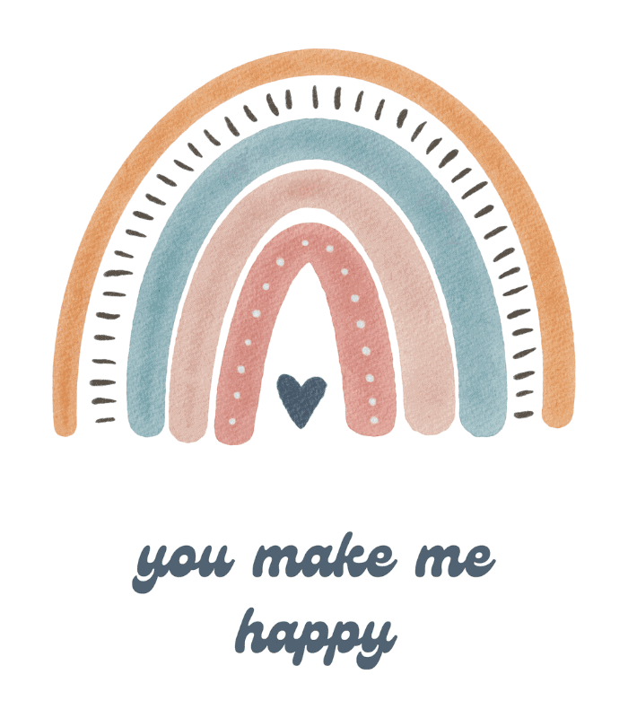 You Make Me Happy Wall Art