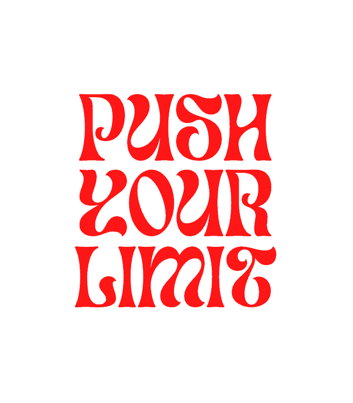 Push Your Limit Motivational Quote Wall Art