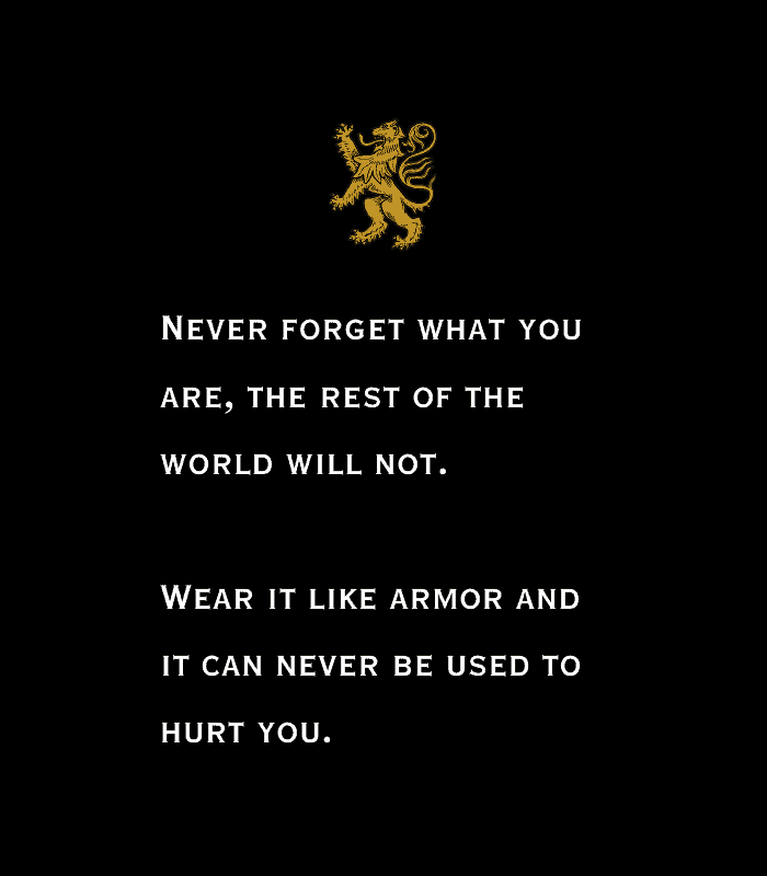 Lannisters Quote Wall Art