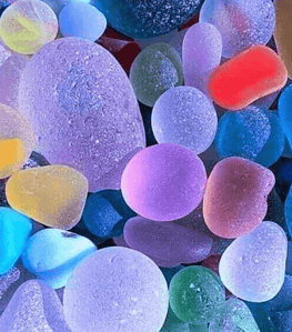 Colorful Glass Stone Wall Art