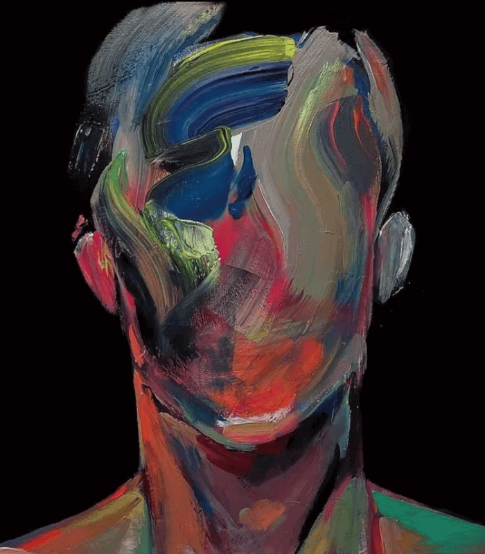 Hand painted Face Wall Art